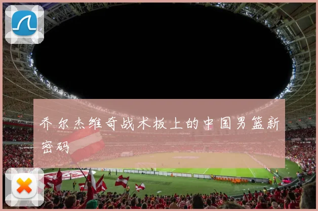 乔尔杰维奇战术板上的中国男篮新密码